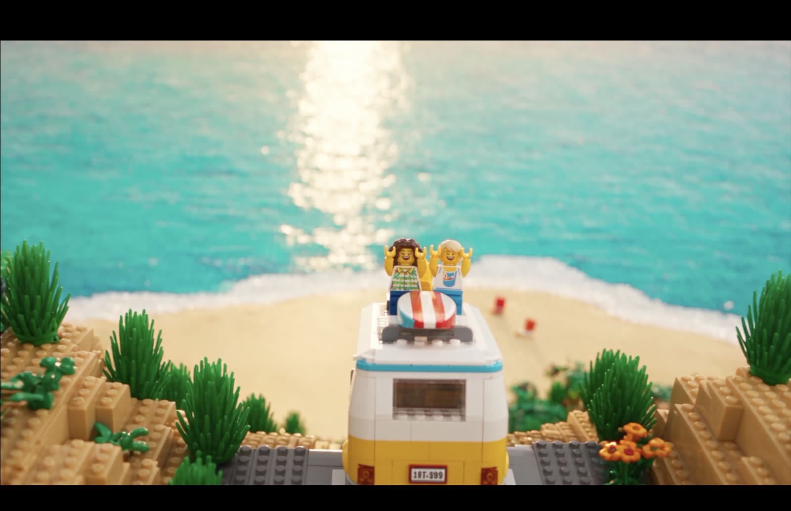 The Beach — Charles Barton & Leelu Sky, key art